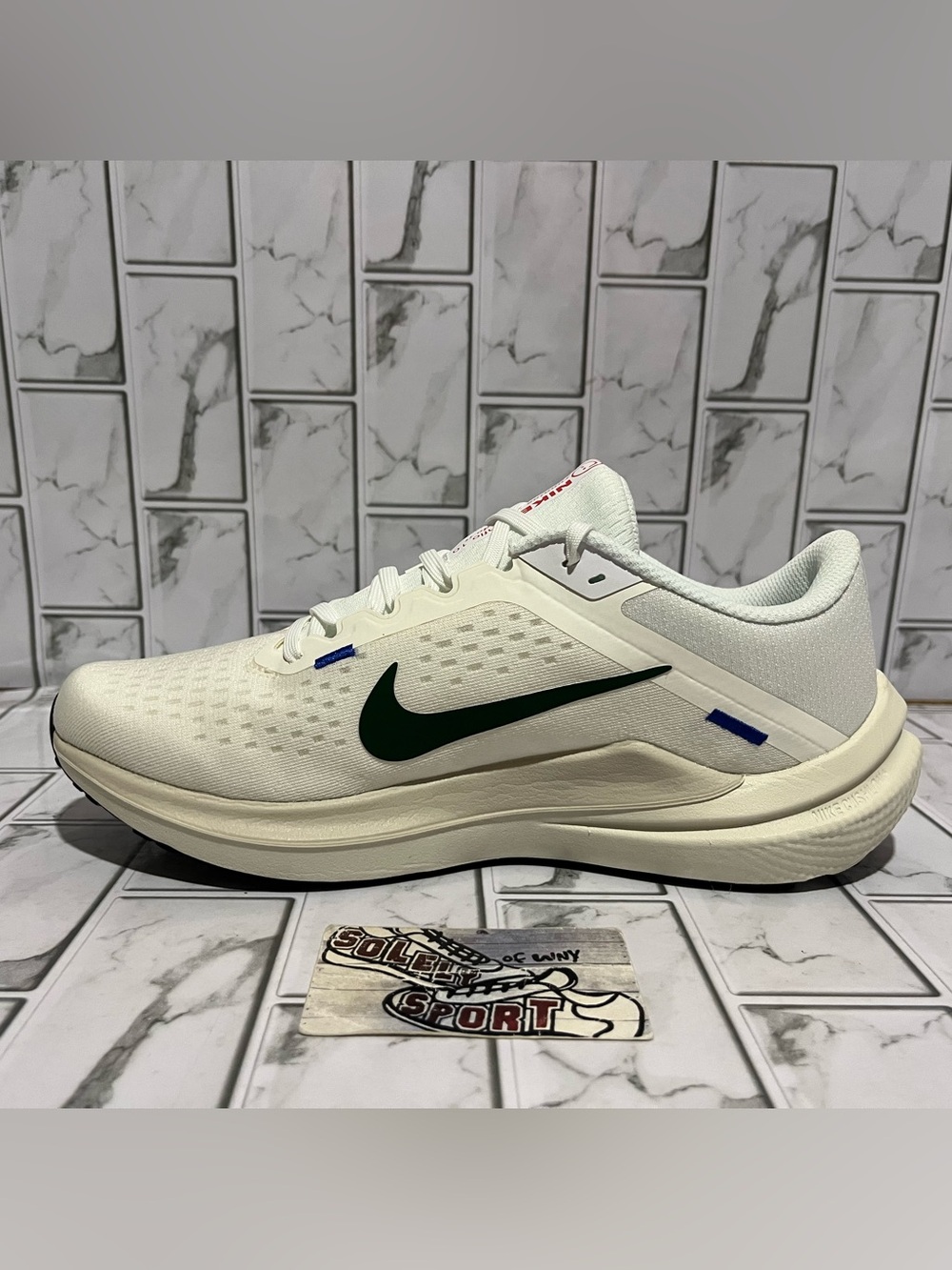 New Nike Air Winflo 10 Gym Training Running Shoes Blue Green Womens - Picture 8 of 14